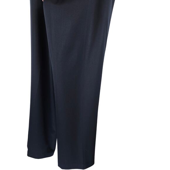 Brooks Brothers 100% Wool Fully Lined Black Business Work Women's Pants 14 - Picture 2 of 4